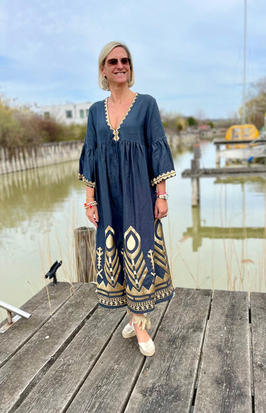 Midi Dress Mykonos Feather 2