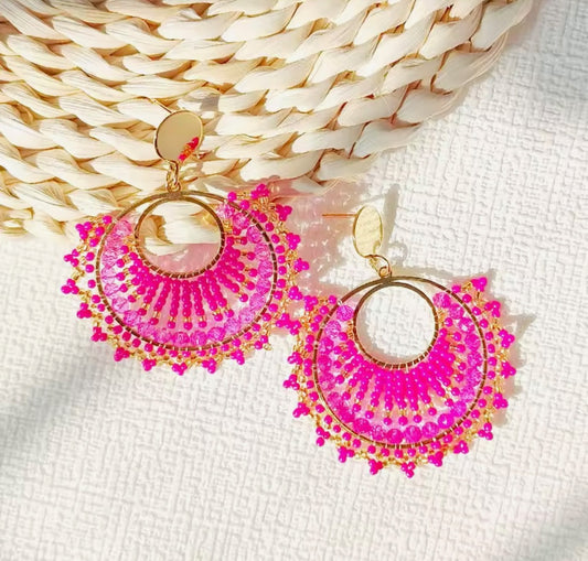 Ohrstecker Miyuki Beads "Pearl Delight"