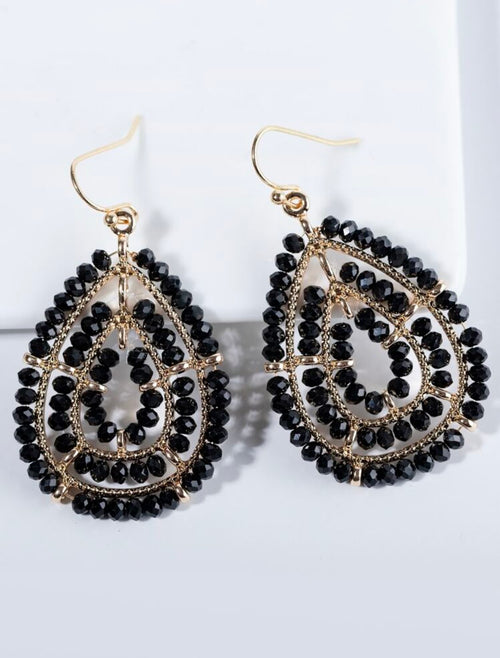 Ohrhänger "Principessa" black
