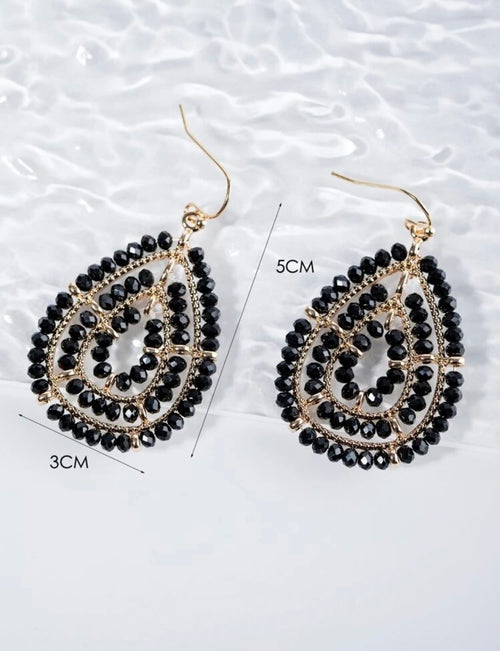 Ohrhänger "Principessa" black
