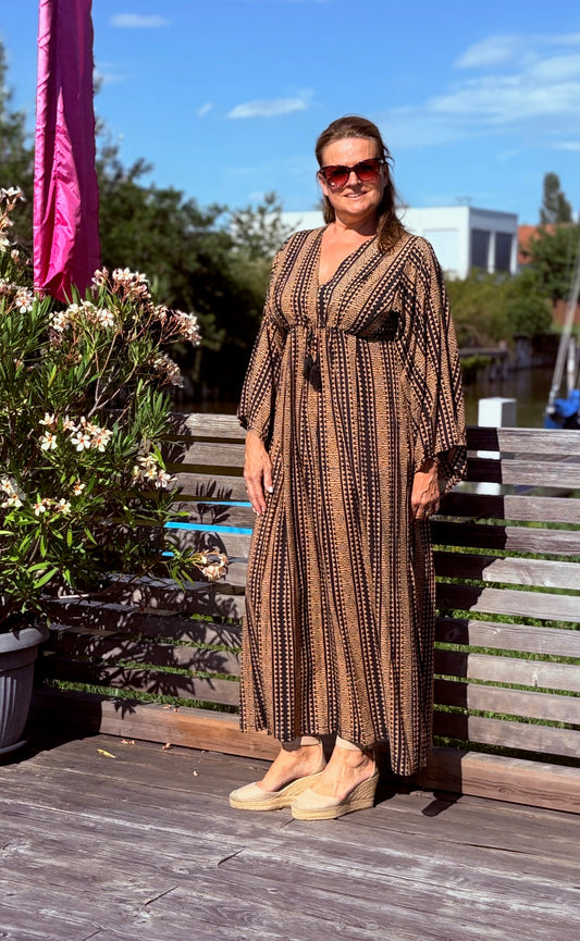 Kaftan Dress Giselle "Aztek Print"