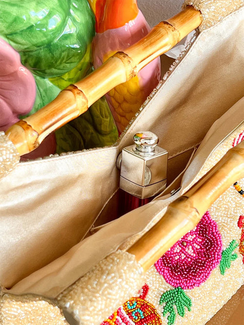 Bamboo Bag Red Elephant