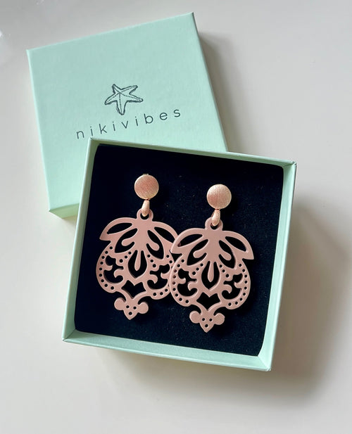 Hornohrringe Hazel rosegold