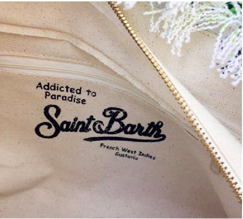 Tasche Colette Canvas Small "Saint Beach" white/light blue