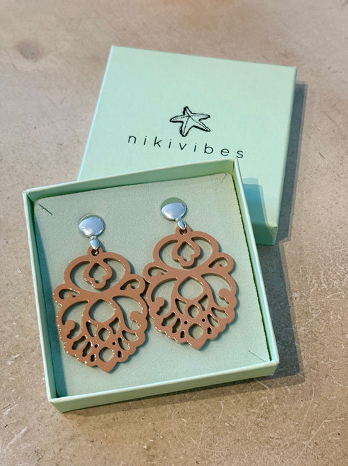 Hornohrringe Petunia 2 silber