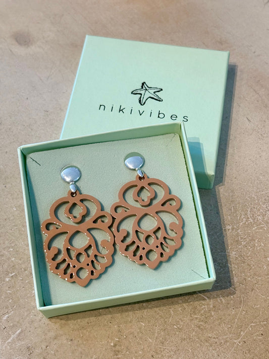 Hornohrringe Petunia 2 silber