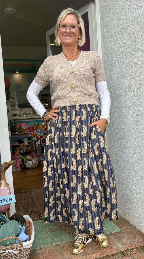 Ballon Rock "Tiger" grau