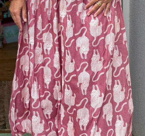 Ballon Rock "Tiger" weinrot