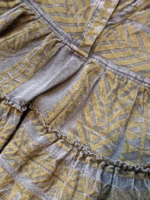 Dress Ella Winter grey/khaki