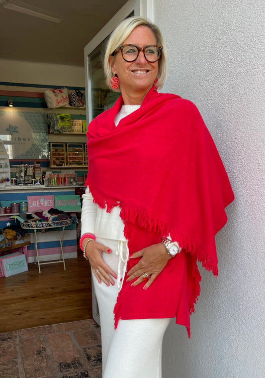 "Love Strick" Schal/ Stola