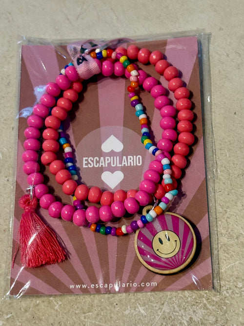 Armbandset "Smile" pink