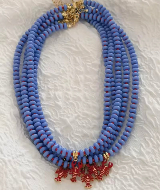 Kette "Lobster loves Blue"