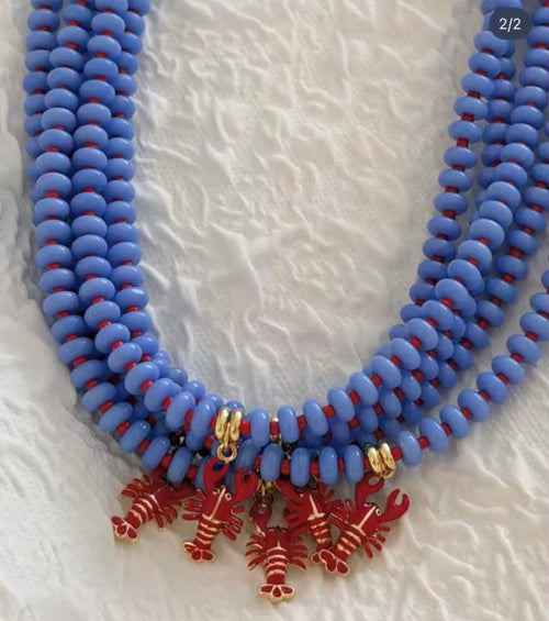Kette "Lobster loves Blue"
