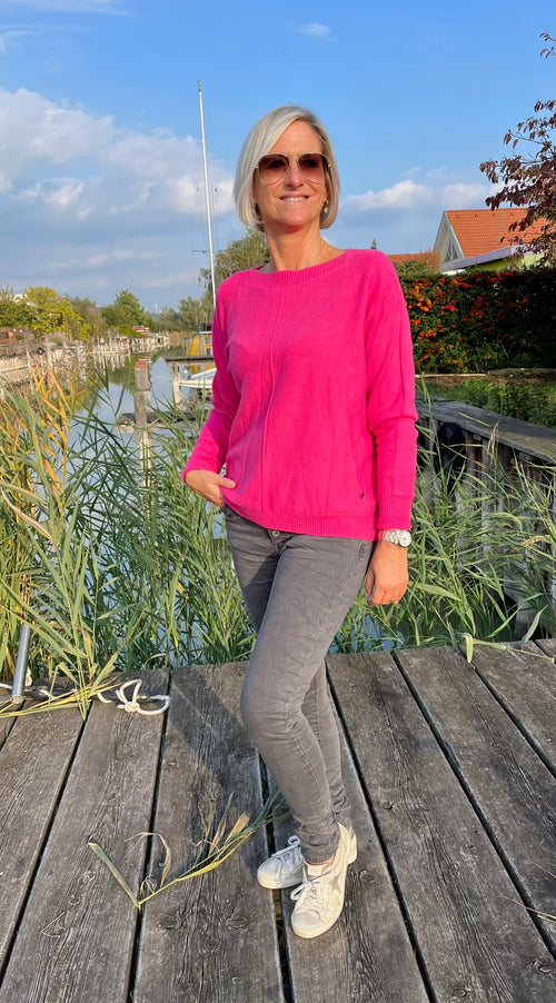 Stretch Jean grey Button