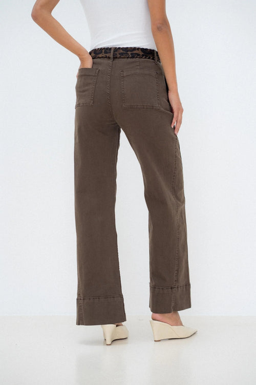 Jeans "Choco" mit Leo Gürtel