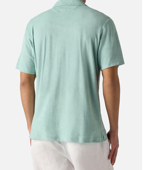 Frottee Polo Shirt Jeremy sage