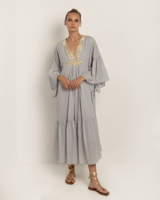 Kaftan Dress Cotton "Triangel"