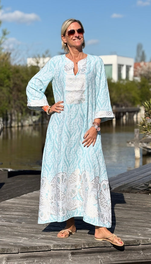 Kaftan Dress "Hera" iceblue