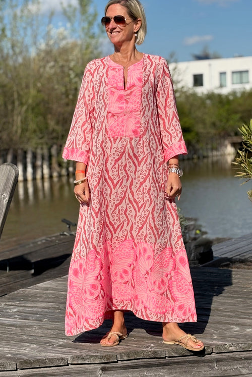 Kaftan Dress "Hera" red