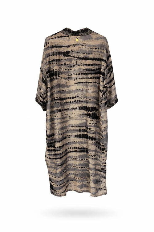 Boho Kimono Print Grey