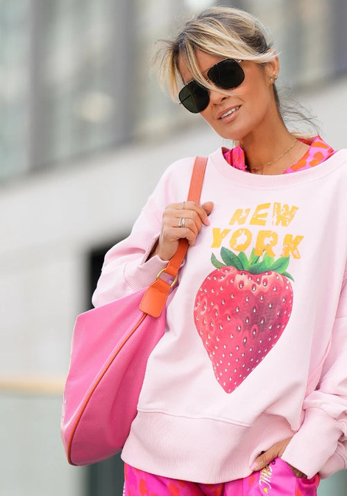 Miss Goodlife Ledertasche "Namaste" pink