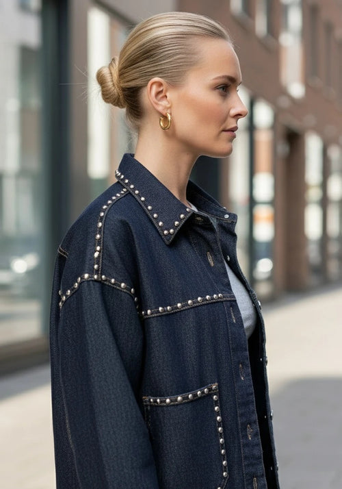 Miss Goodlife Jeans Hemd/Jacke Studs
