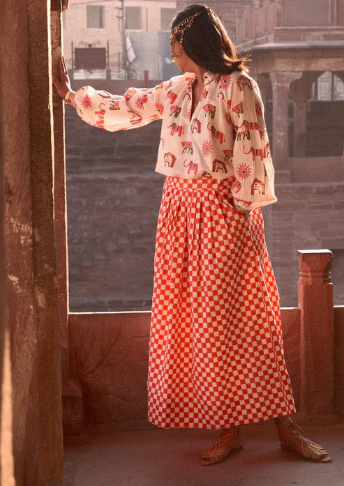 Bluse "Mahal Elephant"