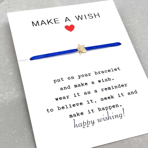 Armband "Make a Wish" Star gold