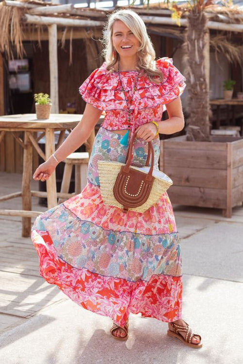 Maxirock/Dress "Flower Mix"