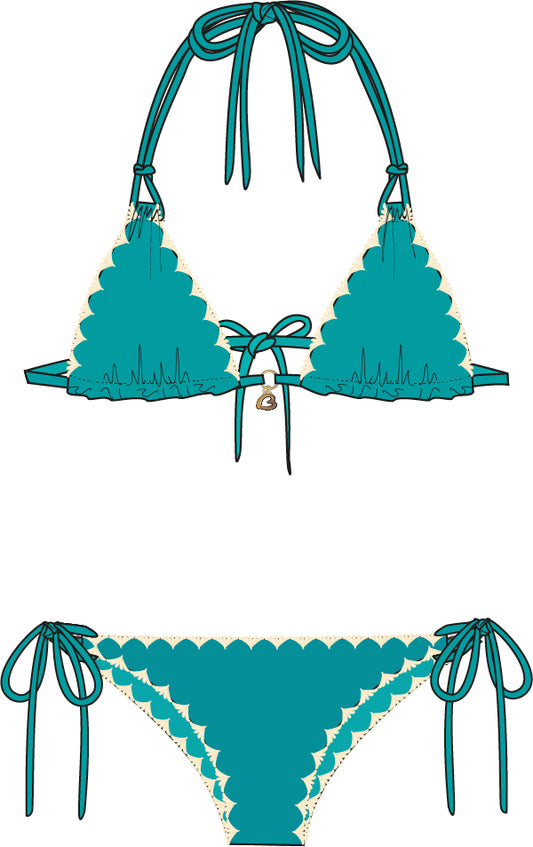 Bikini Nucoavora Ethnichic ocean blue