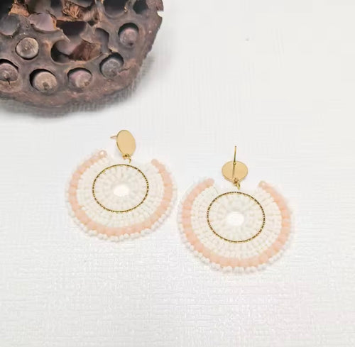 Ohrstecker Beads "Nude Dreams"
