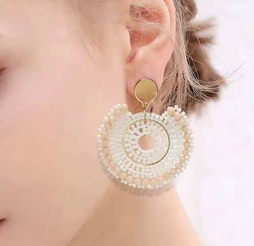 Ohrstecker Beads "Nude Dreams"