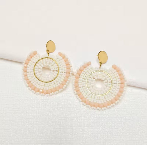 Ohrstecker Beads "Nude Dreams"