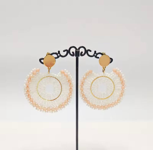 Ohrstecker Beads "Nude Dreams"