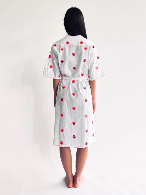 Oleander Short Dress Pansy pink