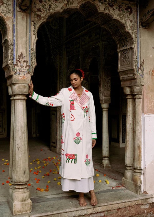 Palace Coat Jodhpur Red