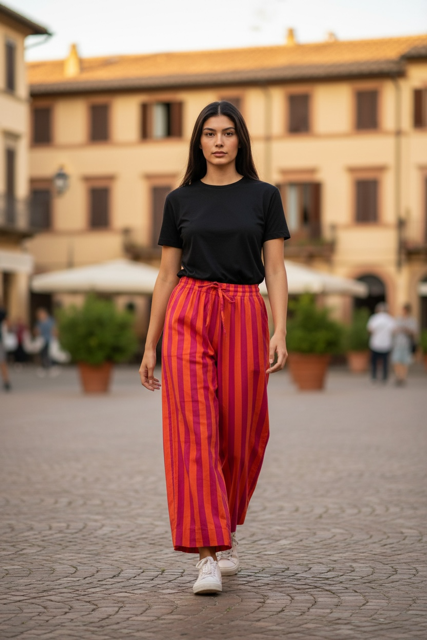 Pants "Easy Doing" Blockstripes