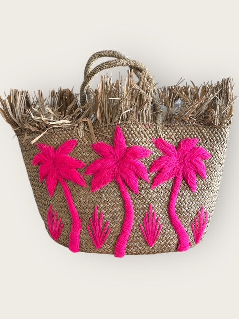 Bast Korb "Palmtree" Size L