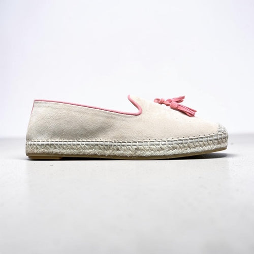 Espandrilles Moccasins Tassel sand/coral