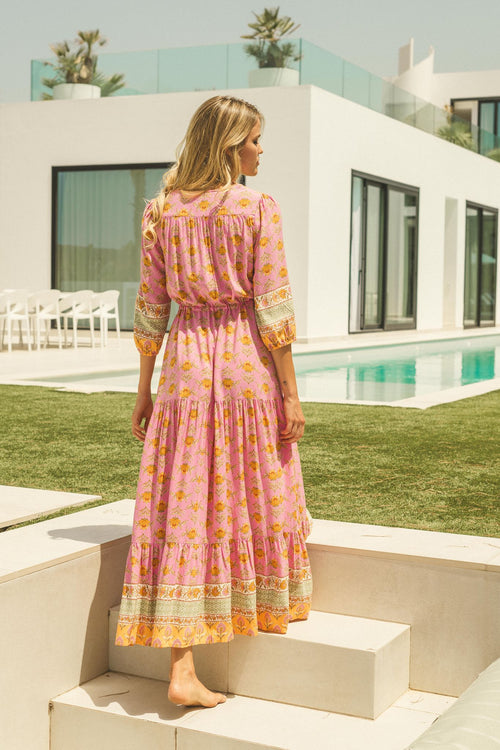 Maxi Dress Tessa Pink Charm