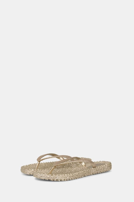 Ilse Jacobsen Flip Flops Glitter platin