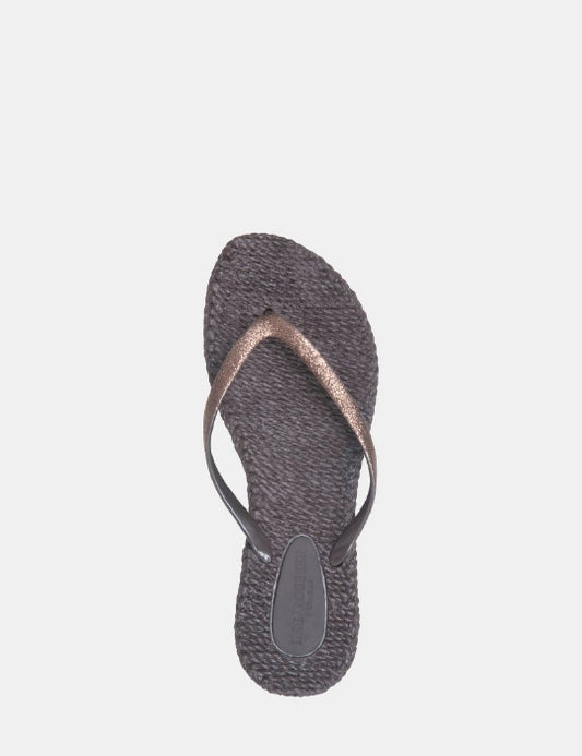 Ilse Jacobsen Flip Flops Glitter prune