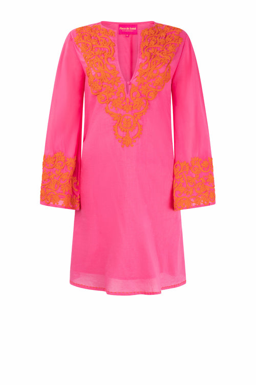 Tunika Dress "Pink loves Coral"