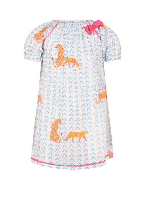 Kids Dress "Neon Tiger"