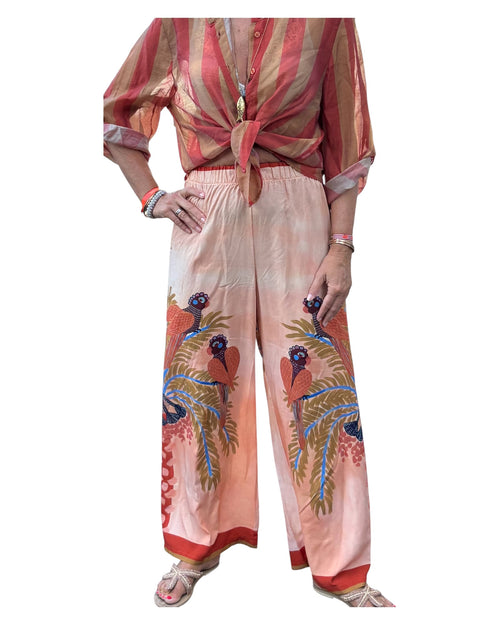 Have One Set Hose "Dessert" mit Blouse in Stripes camel/terracotta