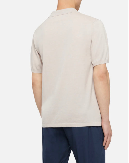 Polo Strickshirt "Sloan" stone