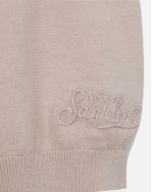 Polo Strickshirt "Sloan" stone