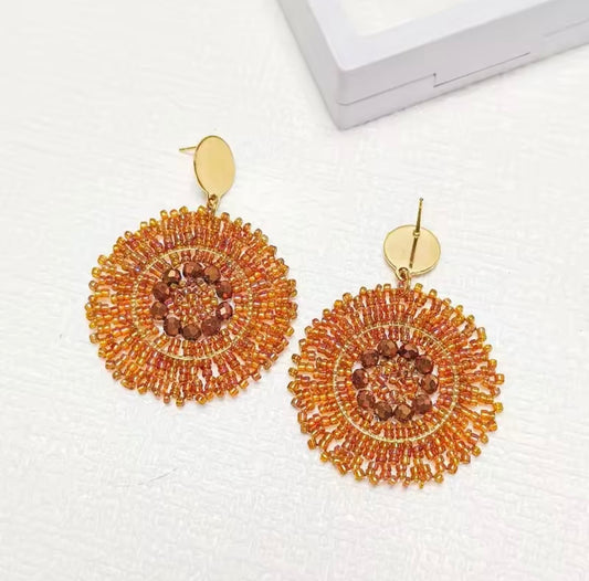 Ohrstecker Beads "Terracotta Love"