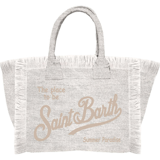 Tasche Vanity Large Linen White