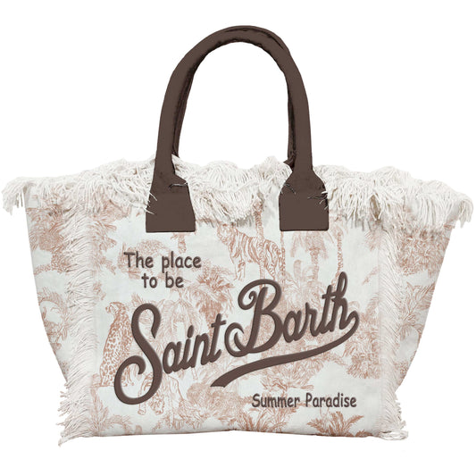 Tasche Vanity "Jungle Oceania" beige